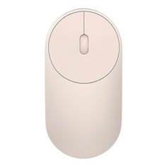 Мышь XIAOMI Mi Portable Mouse, оптическая, беспроводная, золотистый [hlk4008gl]