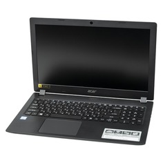 Ноутбук ACER Aspire 3 A315-51-32V4, 15.6", Intel Core i3 7020U 2.3ГГц, 8Гб, 1000Гб, Intel HD Graphics 620, Linux, NX.GNPER.029, черный