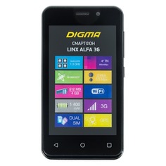 Смартфон DIGMA Linx Alfa 3G, черный