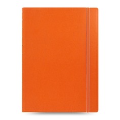 Тетрадь FILOFAX CLASSIC BRIGHT, A4, в линейку, спираль двойная, съемные листы, оранжевый [115025]