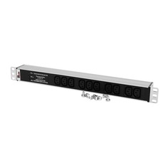 Блок распределения питания Rem IP20 (R-10-10C13-FI-440-Z) гор.размещ. 10xC13 базовые 10A C14 ЦМО