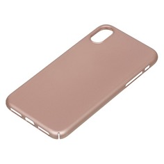 Чехол (клип-кейс) DEPPA Air Case, для Apple iPhone X/XS, розовое золото [83323]
