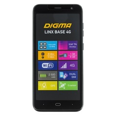Смартфон DIGMA Linx Base 4G, черный