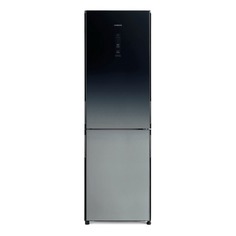 Холодильник HITACHI R-BG410 PU6X XGR, двухкамерный, градиент серого стекло