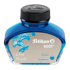 Флакон с чернилами Pelikan INK 4001 76 (PL329201) бирюзовые чернила 62.5мл для ручек перьевых Пеликан