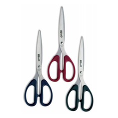 Упаковка ножниц KW-TRIO JD01-16 JD01-16 универсальные, 160мм, ручки пластиковые, сталь, ассорти, блистер 24 шт./кор.