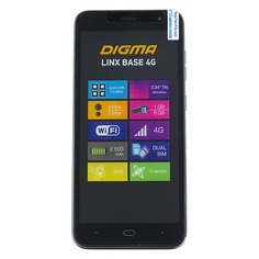 Смартфон DIGMA Linx Base 4G, серый