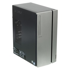 Компьютер LENOVO IdeaCentre 720-18ICB, Intel Core i7 8700, DDR4 16Гб, 2Тб, 256Гб(SSD), NVIDIA GeForce GTX 1050Ti - 4096 Мб, DVD-RW, CR, Windows 10, серебристый [90ht001nrs]