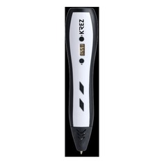 Ручка 3D KREZ P3D01 PLA ABS LCD белый