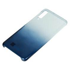 Чехол (клип-кейс) SAMSUNG Gradation Cover, для Samsung Galaxy A7 (2018), голубой [ef-aa750clegru]