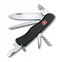 Складной нож Victorinox Forester, функций: 12, 111мм, черный , коробка картонная [0.8363.3]