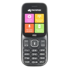 Мобильный телефон MICROMAX X512 черный