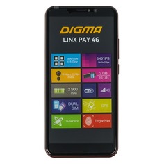Смартфон DIGMA Linx Pay 4G, красный