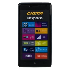 Смартфон DIGMA HIT Q500 3G, синий