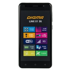 Смартфон DIGMA Linx X1 3G, черный
