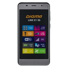 Смартфон DIGMA Linx X1 3G, темно-серый
