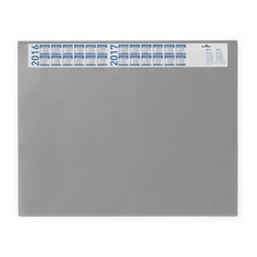 Упаковка настольных покрытий DURABLE 7204-10, 52x65 см, серый, нескользящая основа, прозрачный верхний слой 5 шт./кор.