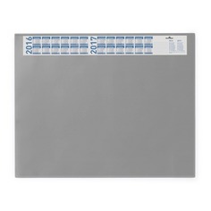 Упаковка настольных покрытий DURABLE 7204-10, 52x65 см, серый, нескользящая основа, прозрачный верхний слой 5 шт./кор.