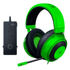 Гарнитура игровая Razer Kraken Tournament, для компьютера, мониторные, зеленый [rz04-02051100-r3m1]