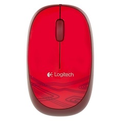 Мышь Logitech M105, оптическая, проводная, USB, красный [910-002945]