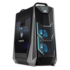 Компьютер ACER Predator PO9-900, Intel Core i9 7980XE, DDR4 128Гб, 2.9Тб, 512Гб(SSD), 2 х NVIDIA GeForce RTX 2080Ti - 11264 Мб, DVD-RW, Windows 10 Home, черный [dg.e0per.009]