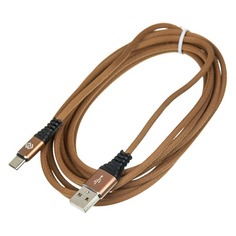 Кабель DIGMA USB A(m), USB Type-C (m), 3м, коричневый