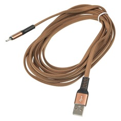 Кабель DIGMA USB A (m), micro USB B (m), 3м, коричневый