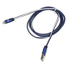 Кабель DIGMA USB A(m), Lightning (m), 1.2м, синий