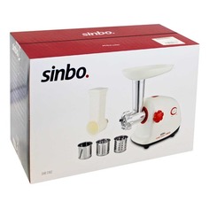 Мясорубка SINBO SHB 3162, белый / красный