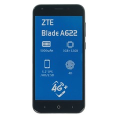 Смартфон ZTE Blade 32Gb, А622, черный