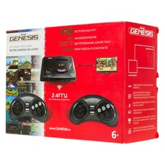 Игровая консоль RETRO GENESIS HD Ultra 150 игр, два беспроводных джойстика, черный