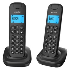 Радиотелефон ALCATEL E132 DUO, черный [atlv1418941]