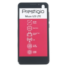 Смартфон PRESTIGIO MUZE U3 LTE 16Gb, черный