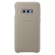 Чехол (клип-кейс) SAMSUNG Leather Cover, для Samsung Galaxy S10e, серый [ef-vg970ljegru]
