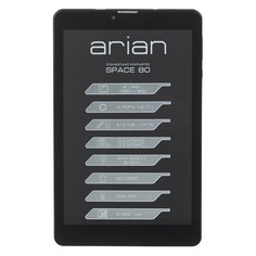 Планшет ARIAN Space 80, 512МБ, 4ГБ, 3G, Android 7.0 графит [ss8003pg]