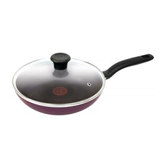 Мультисковорода Tefal Cook Right 04166926, 26см, с крышкой, сиреневый [9100023412]