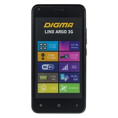 Смартфон DIGMA Argo 3G 8Gb, LINX, черный