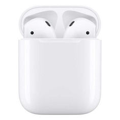 Гарнитура Apple AirPods, with Charging Case, Bluetooth, вкладыши, белый [mv7n2ru/a]