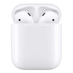 Гарнитура Apple AirPods, with Charging Case, Bluetooth, вкладыши, белый [mv7n2ru/a]