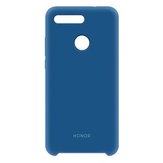 Чехол (клип-кейс) HONOR Silicon cover, для Honor View 20, синий [51992808]