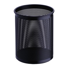 Подставка Deli E909, для пишущих принадлежностей, металл сетка, черный