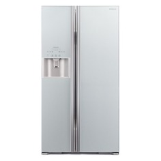 Холодильник HITACHI R-S 702 GPU2 GS, двухкамерный, серебристое стекло
