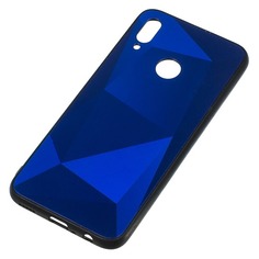 Чехол (клип-кейс) GRESSO Даймонд, для Huawei Honor 10 Lite, синий [gr17dmn021]