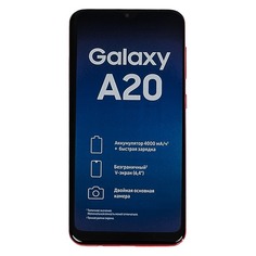 Смартфон SAMSUNG Galaxy A20 32Gb, SM-A205F, красный