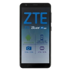 Смартфон ZTE Blade A5 2019 16Gb, черный
