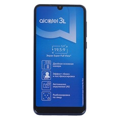 Мобильные телефоны Смартфон ALCATEL 3L (2019) 16Gb, 5039D, синий