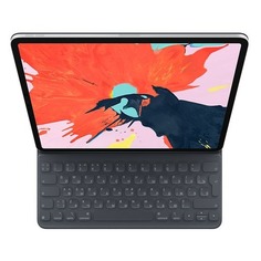 Клавиатура APPLE Smart Keyboard Folio, iPad Pro 12.9 черный [mu8h2rs/a]