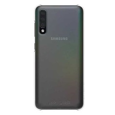 Чехол (клип-кейс) SAMSUNG Wits Premium Hard Case, для Samsung Galaxy A70, серебристый [gp-fpa705wsasw]