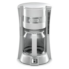 Кофеварка DeLonghi ICM15210.1W, капельная, белый [0132301136]