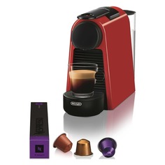 Капсульная кофеварка DeLonghi Nespresso Essenza mini Bundle EN85.R, 1260Вт, цвет: красный [0132191648]